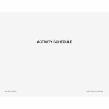 Unicor Flip Style Activity Schedule Calendar Monthly - 2026 to 2026 - 2 Month Single Page Layout - Letter - 8 1/2" x 11" Sheet Size - Saddle Stitch - White - Flip Style, Task List, Ruled Daily Block, Stitched, Monthly Calendar, Reference Month - 10 / Pack