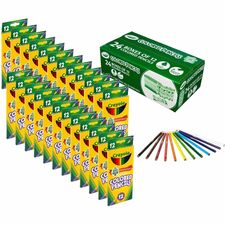 Crayola Bulk Colored Pencils Multi Lead - 24 / Pack