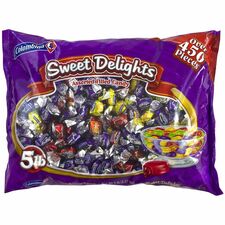Green Rabbit Fancy Filled Hard Candies Fruit, Apple, Grape, Orange, Pineapple, Strawberry - Individually Wrapped - 5 lb - 420 Pieces - 1 / Carton