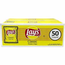 Green Rabbit Lay's Classic Potato Chips Classic - 1 - 1 oz - 50 / Carton