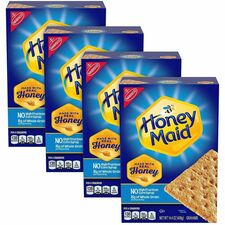 Green Rabbit Honey Maid Graham Crackers Cholesterol-free, No High Fructose Corn Syrup - Honey - 4 / Carton