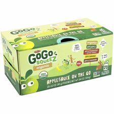 Green Rabbit Materne GoGo Squeez Applesauce Apple, Sweet, Natural - 24 / Carton