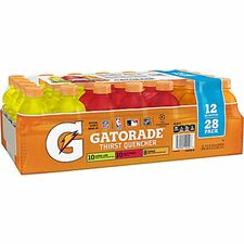 Green Rabbit Gatorade Variety Pack Fruit Punch, Lemon Lime, Orange - 28 / Carton