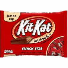 Green Rabbit Kit Kats Snack-Size Milk Choc. Wafers Milk Chocolate - Individually Wrapped - 1.26 lb - 1 / Carton