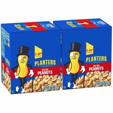 Green Rabbit Planters Salted Peanuts Salted, Classic - 1.75 oz - 18/Bag - 2 / Carton