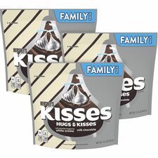 Green Rabbit Hershey's Kisses Hugs&Kisses Assort. Milk Chocolate - Individually Wrapped - 15.60 oz - 3 / Carton