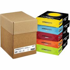 Wausau Paper Astrobrights 24 lb Colored Paper 24 lb Basis Weight - Printable, Acid-free, Lignin-free - Assorted - 500 Sheets - 500 Sheets per Ream - 5 Ream per Case - 5 / Carton