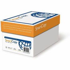 Special Buy Smart Copy Printer Paper 92 Brightness - Letter - 8 1/2" x 11" - 20 lb Basis Weight - Printable - White - 5000 Sheets - 500 Sheets per Ream - 10 Ream per Case