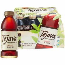 Tejava Java Tea Black Tea Black Tea - 16.90 fl oz - GMO Free - 12 / Carton