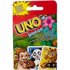 UNO Junior Card Game For Kids With Simple Rules & Animal Matching For 2-4 Player 45 Card(s) - Animal - Matching - 2 to 4 Players - 1 Each