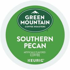 Green Mountain Coffee Roasters&reg; K-Cup Southern Pecan Coffee Compatible with Keurig K-Cup Brewer - Light - 24 K-Cup - K-Cup - Southern Pecan, Pecan, Roasted - 4 / Carton