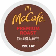 McCaf&eacute;&reg; K-Cup Premium Roast Coffee Compatible with Keurig K-Cup Brewer - Medium - 24 K-Cup - K-Cup - Premium Roast - 4 / Carton