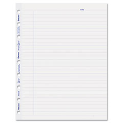 MiracleBind Ruled Paper Refill Sheets for all MiracleBind Notebooks and Planners, 9.25 x 7.25, White/Blue Sheets, Undated