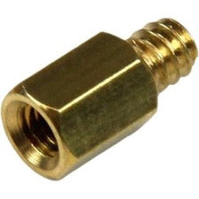 StarTech.com Jackscrew Standoffs Jackscrew Standoff - 6 - 0.16" - Hex - Metal - 50 / Pack