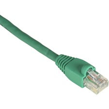 Black Box GigaBase Cat.5e UTP Patch Network Cable 3 ft Category 5e Network Cable for Patch Panel, Wallplate, Network Device - First End: 1 x RJ-45 Network - Male - Second End: 1 x RJ-45 Network - Male - Patch Cable - Gold Plated Contact - CM - 24 AWG - Gr