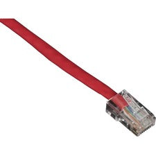 Black Box GigaBase Cat.5e UTP Patch Network Cable 5 ft Category 5e Network Cable for Patch Panel, Wallplate, Network Device - First End: 1 x RJ-45 Network - Male - Second End: 1 x RJ-45 Network - Male - Patch Cable - CM - 24 AWG - Red - 1 Each