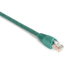 Black Box GigaBase Cat.5e UTP Patch Network Cable 2 ft Category 5e Network Cable for Patch Panel, Wallplate, Network Device - First End: 1 x RJ-45 Network - Male - Second End: 1 x RJ-45 Network - Male - 1 Gbit/s - Patch Cable - Gold Plated Contact - CM -