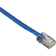Black Box GigaBase Cat.5e UTP Patch Network Cable 7 ft Category 5e Network Cable for Patch Panel, Wallplate, Network Device - First End: 1 x RJ-45 Network - Male - Second End: 1 x RJ-45 Network - Male - Patch Cable - CM - 24 AWG - Blue - 1 Each