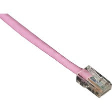 Black Box GigaBase Cat.5e UTP Patch Network Cable 2 ft Category 5e Network Cable for Patch Panel, Wallplate, Network Device - First End: 1 x RJ-45 Network - Male - Second End: 1 x RJ-45 Network - Male - Patch Cable - CM - 24 AWG - Pink - 1 Each