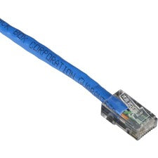 Black Box GigaTrue Cat.6 UTP Patch Network Cable 20 ft Category 6 Network Cable for Patch Panel, Wallplate, Network Device - First End: 1 x RJ-45 Network - Male - Second End: 1 x RJ-45 Network - Male - 1 Gbit/s - Patch Cable - CM - 24 AWG - Blue - 1 Each