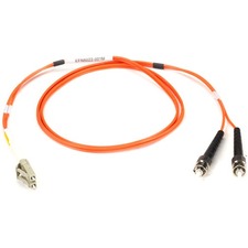 Black Box Fiber Optic Duplex Patch Network Cable 32.80 ft Fiber Optic Network Cable for Network Device - First End: 2 x ST Network - Male - Second End: 2 x LC Network - Male - Patch Cable - OFNR - 50/125 &micro;m - Orange - 1 Each