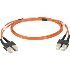 Black Box Fiber Optic Duplex Patch Network Cable 32.80 ft Fiber Optic Network Cable for Network Device - First End: 2 x SC Network - Male - Second End: 2 x SC Network - Male - Patch Cable - OFNR - 50/125 &micro;m - Orange - 1 Each