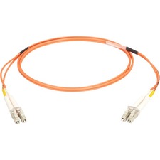 Black Box Fiber Optic Duplex Patch Network Cable 6.50 ft Fiber Optic Network Cable for Network Device - First End: 2 x LC Network - Male - Second End: 2 x LC Network - Male - Patch Cable - OFNR - 50/125 &micro;m - Orange - 1 Each