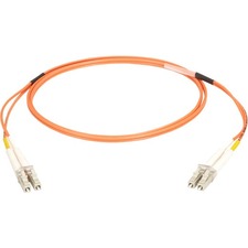 Black Box Fiber Optic Duplex Patch Network Cable 16.40 ft Fiber Optic Network Cable for Network Device - First End: 2 x LC Network - Male - Second End: 2 x LC Network - Male - Patch Cable - OFNR - 50/125 &micro;m - Orange - 1 Each