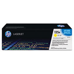 HP 125A, (CB542A) Yellow Original LaserJet Toner Cartridge