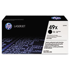 HP 49X, (Q5949X) High-Yield Black Original LaserJet Toner Cartridge