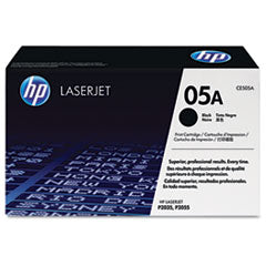 HP 05A, (CE505A) Black Original LaserJet Toner Cartridge