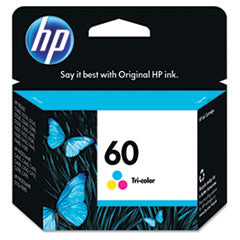 HP 60, (CC643WN) Tri-Color Original Ink Cartridge