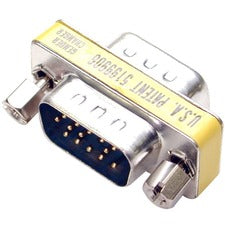 StarTech.com Slimline Gender Changer - VGA - HD15 (M) - HD15 (M) - Converter 1 x 15-pin HD-15 VGA Female - 1 x 15-pin HD-15 VGA Male - Black - 1 Each
