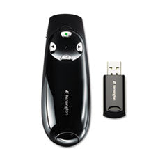 Wireless Presenter Pro with Green Laser, Class 2, 150 ft Range, Black