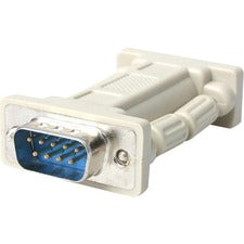 StarTech.com DB9 Serial Null Modem Adapter 1 x 9-pin DB-9 Male - 1 x 9-pin DB-9 Female - Gray - 1 Each