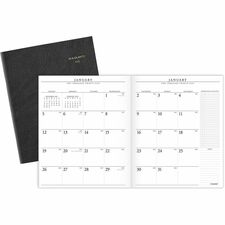 At-A-Glance Executive Padfolio Refill for 70-290 Large - Julian Dates - Monthly - 13 Month - January 2026 to January 2027 - 1 Month Double Page Layout - 9" x 11" Sheet Size - White Sheet - Stapled - White - Paper - Bleed Resistant - 1 Each