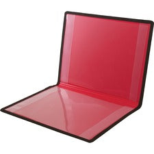 Anglers Certificate Holder 12" x 9" - 2 Internal Pocket(s) - Vinyl, Polypropylene - Black - 1 Each