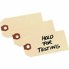 Avery&reg; Unstrung Shipping Tags, 11.5 pt. Stock, 3-3/4"x1-7/8" , 1,000 Manila Hang Tags 3.75" Length x 1.87" Width - Rectangular - Card Stock - Manila - 1000 / Box