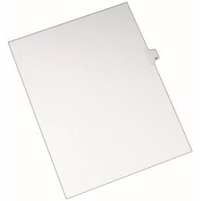 Avery&reg; Alllstate Style Individual Legal Dividers 25 x Divider(s) - Side Tab(s) - 85 - 1 Tab(s)/Set - 8.5" Divider Width x 11" Divider Length - Letter - 8.50" Width x 11" Length - White Paper Divider - 20% Recycled - 25 / Pack