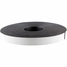 Zeus Magnetic Tape 100' L x 1" H WHITE (66100) 33.33 yd Length x 1" Width - Black, White - Adhesive Backing - For Sign, Photo, Art, Crafting, Project, Picture, Business Card, Office, Room, Home, Classroom, ... Roll - 1 Roll