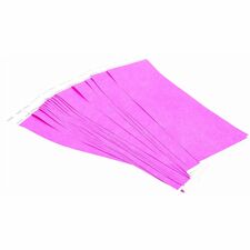 SICURIX Standard Dupont Tyvek Security Wristband Standard - 0.8" Height x 10" Width - Purple - Tyvek - 100 / Pack