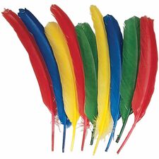Creativity Street Quill Feathers Multipurpose - 24 Piece(s) - Multicolor - 24 / Pack