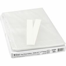 C-Line Ring Binder Photo Storage Pages 4 Capacity - 4" Width x 6" Length - 3-ring Binding