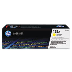 HP 128A, (CE322A) Yellow Original LaserJet Toner Cartridge