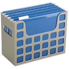 Pendaflex Plastic Desktop Letter Hanging File 9.50" Height x 12.19" Width x 6" Depth - Desktop, Counter - Putty - Plastic - 1 Each