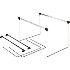 Pendaflex Actionframe Drawer File Frames Letter - 14" to 18" Long - Steel - Stainless Steel - 2 / Box