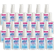 PURELL&reg; Advanced Hand Sanitizer Gel 2 fl oz - Pump Bottle Dispenser - Kill Germs - Hand - Moisturizing - Clear - 24 / Carton