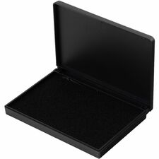 Charles Leonard Nontoxic Foam Ink Pads 2.8" Width x 4.3" Length - Foam Pad - Black Ink - Black - 1 Each