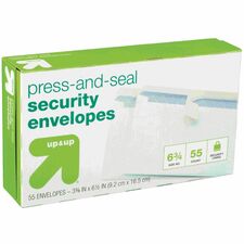 Mead Press-it No. 6 Security Envelopes Security - #6 3/4 - Peel & Seal - White - 55 / Box