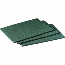 Scotch-Brite Scrubbing Pads 6" Width x 9" Length - 20 / Pack - Synthetic - Green